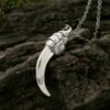 Raven talon pendant necklace for men and women