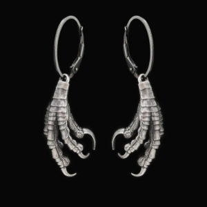 Raven Bird Foot Earrings