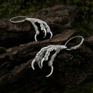 Raven Bird Foot Earrings