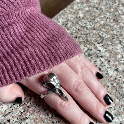 Raven Skull Ring photo review