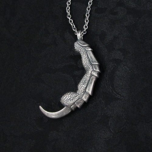 Dragon Claw Necklace | Single Raven Claw Necklace by RavynEdge