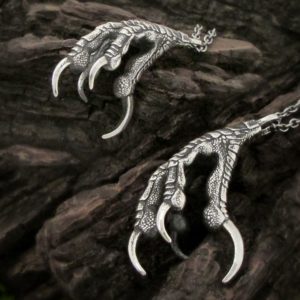 Raven Claw Matching Couples Necklace Set