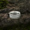 Sterling silver dragon scale ring