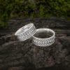 Dragon scale matching promise rings for couples