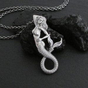 Silver Mermaid Necklace