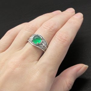 Green Onyx Draco Ring