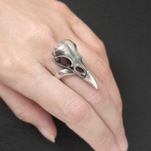 Raven Skull Ring