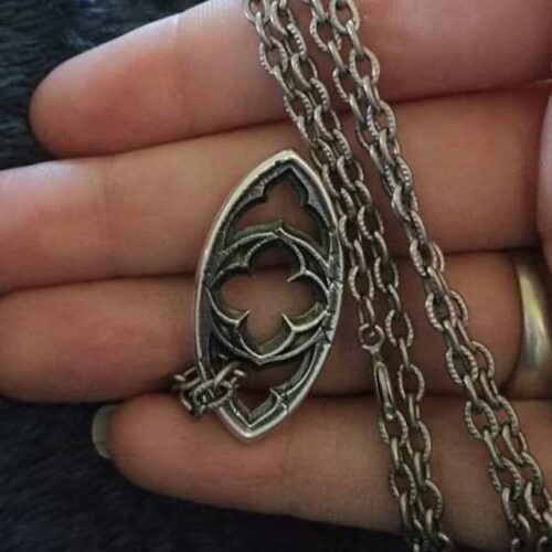 Evil Eye Gothic Window Necklace photo review