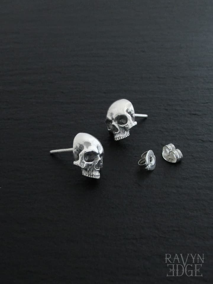 Skull earrings for shop women
