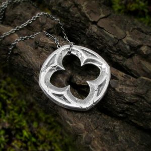 Quatrefoil Window Necklace – Large