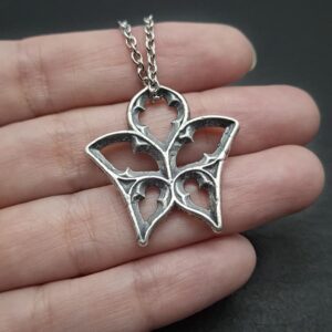 Gothic Window Butterfly Necklace